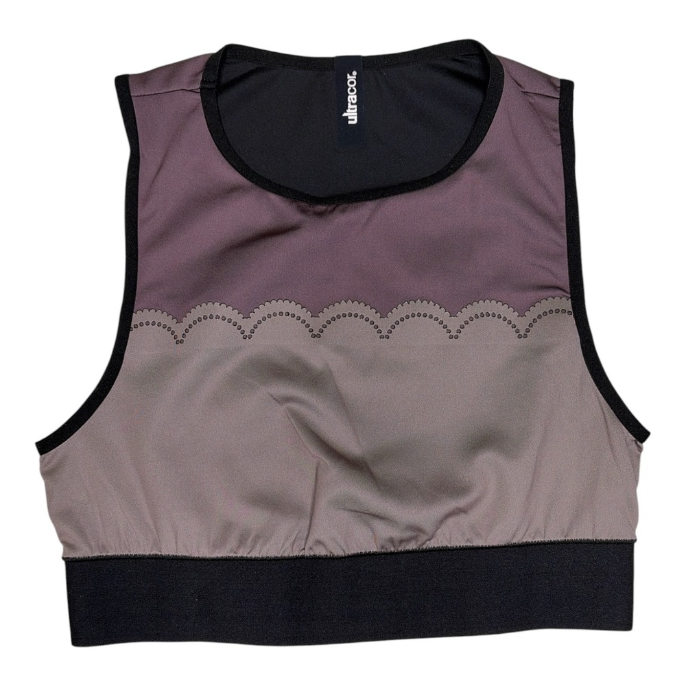 Ultracor Level Silk Buttercup Crop Top Lavender Purple Small ASLK20001104 NEW